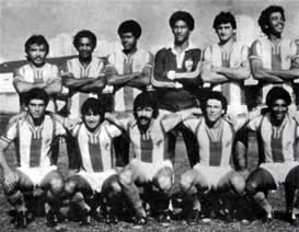 LONDRINA 1980 Ramirez, zé Roberto, Zequinha, Jorge, Zé Antônio, Gilberto,, Nivaldo, Claudinho, Tata, Everton e André